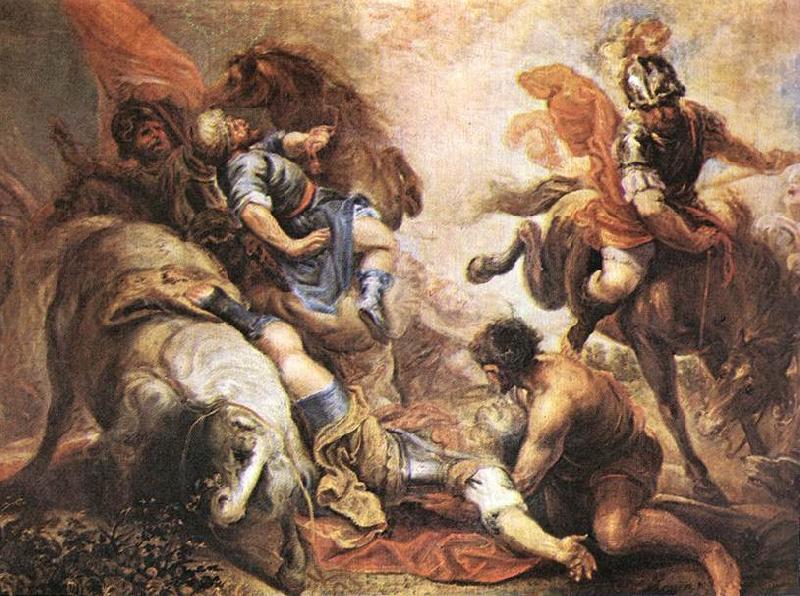 ESCALANTE, Juan Antonio Frias y The Conversion of St Paul dfg Spain oil painting art
